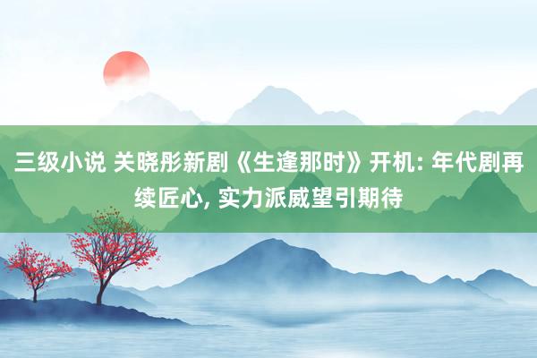 三级小说 关晓彤新剧《生逢那时》开机: 年代剧再续匠心， 实力派威望引期待